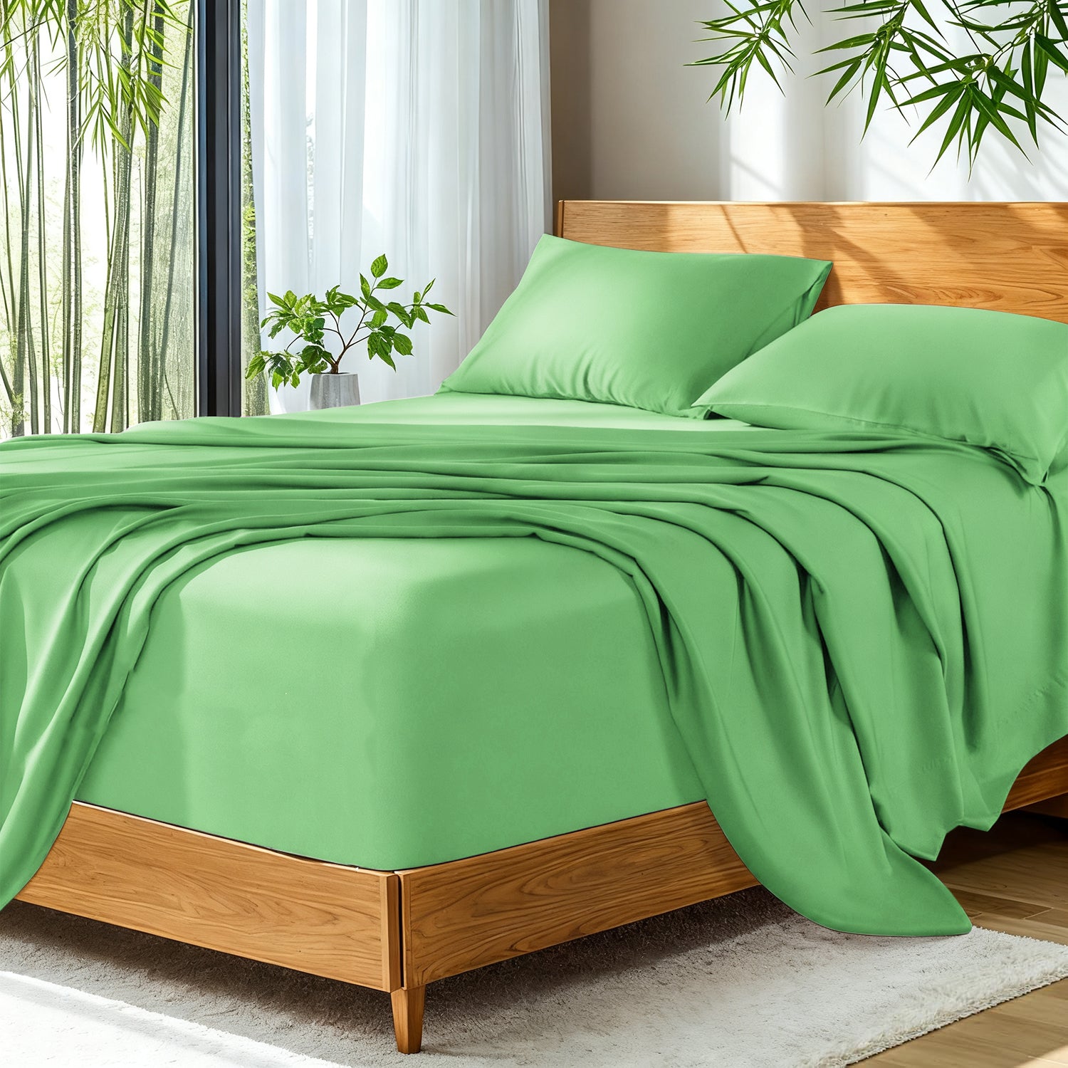 ‌Premium Bamboo Blend Bed Sheets