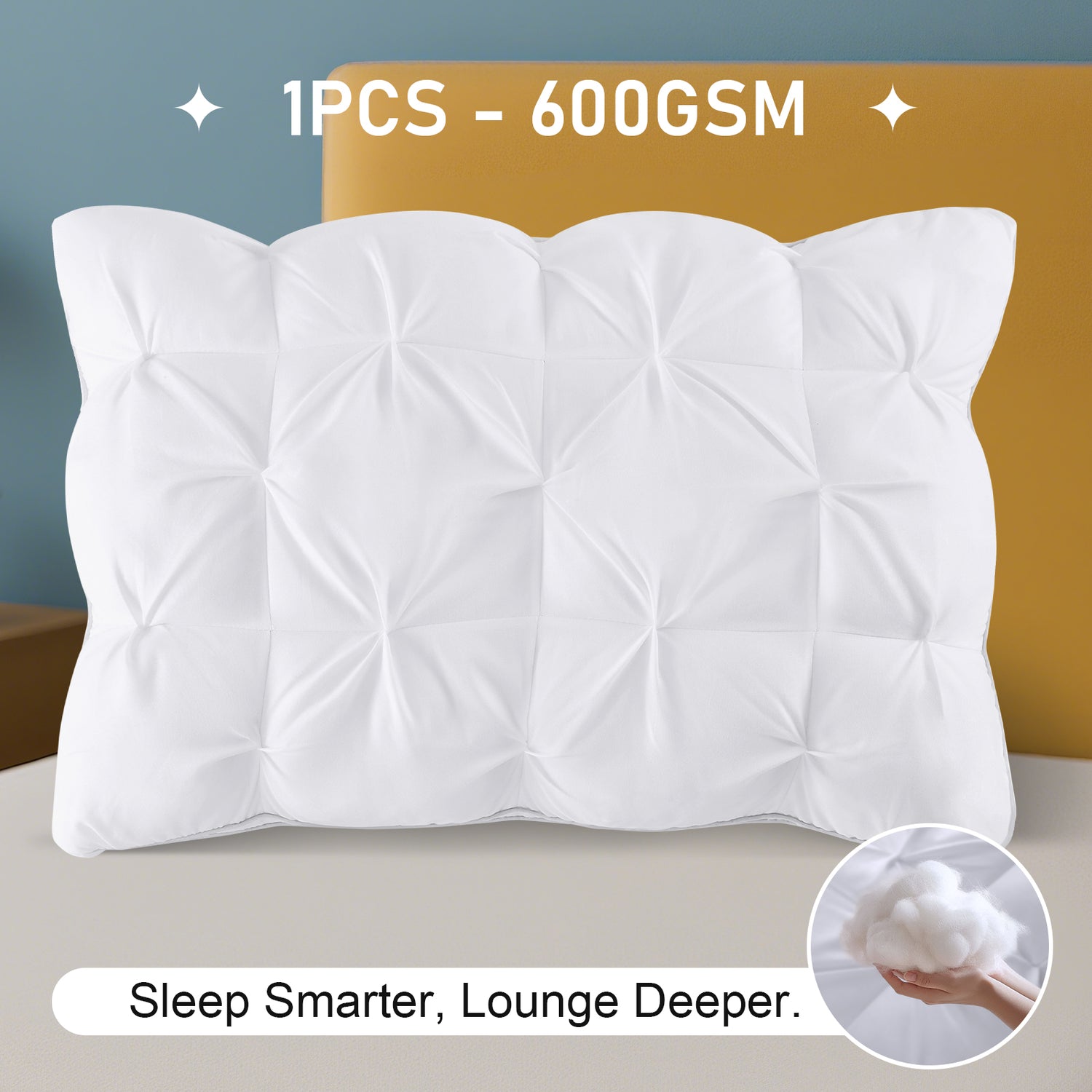 Luxury Hotel Quality Pillow Support and Soft