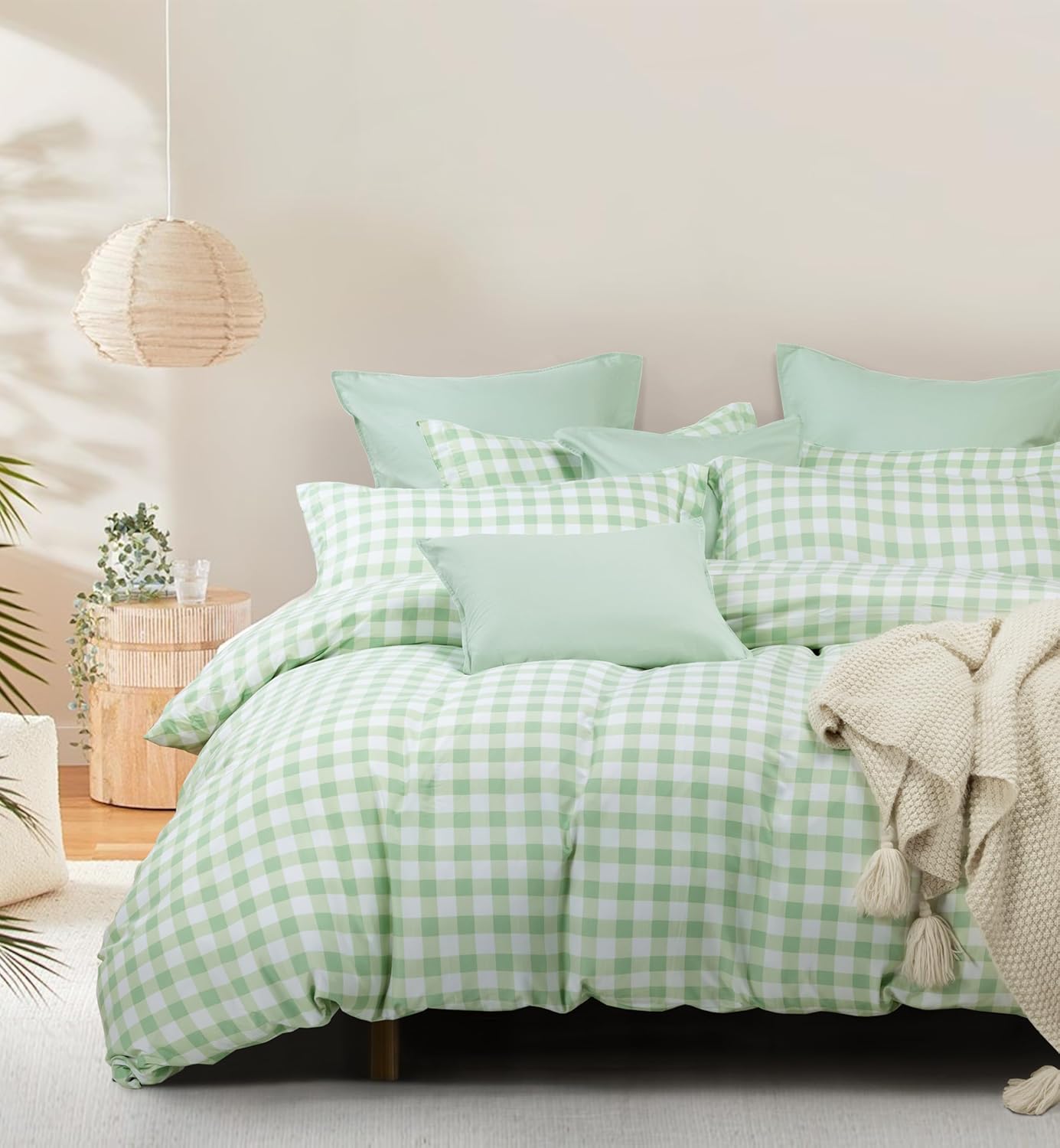 CleverPolly Print Microfibre Quilt Cover Set (Sally, Double)