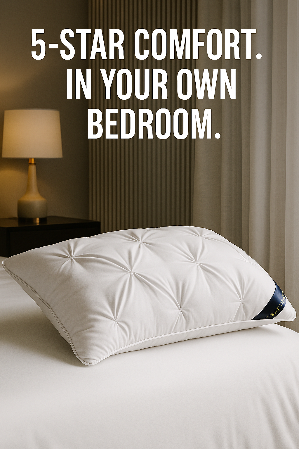 Luxury Hotel Quality Pillow Support and Soft